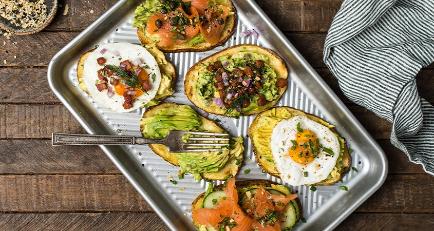 POTATO SKIN AVOCADO TOAST – Balanced Bites Wholesome Foods