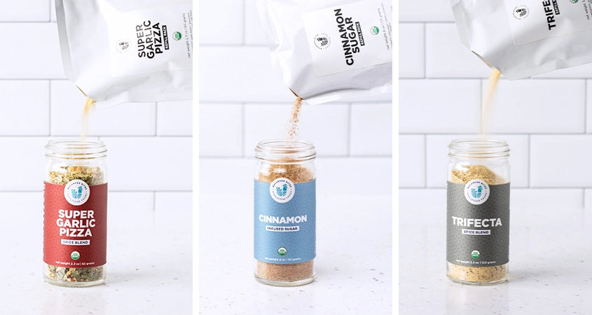Spice jar refills sale