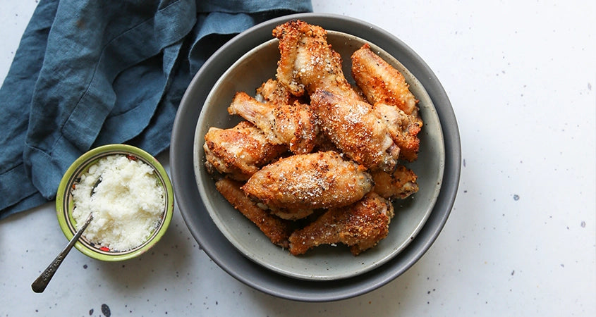 PARMESAN GARLIC PEPPER WINGS