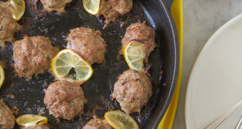 GREEK-STYLE LAMB MEATBALLS