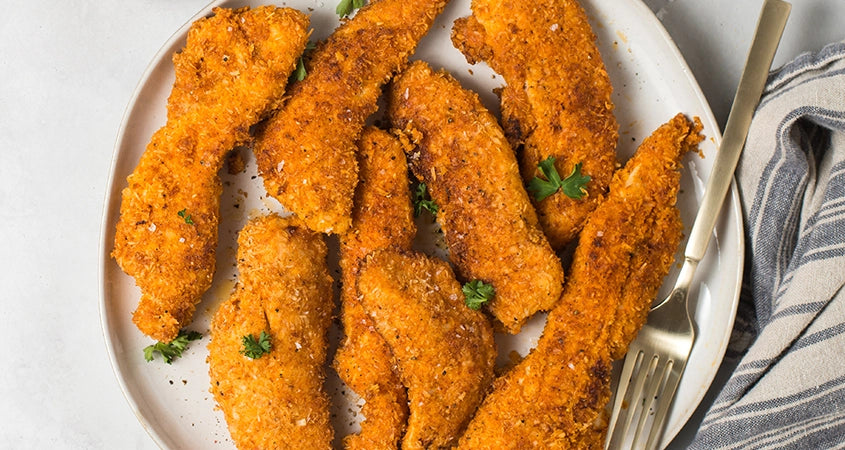 Chicken Bites Oven Baked Dinner Ideas CRISPY CHICKEN TENDERS