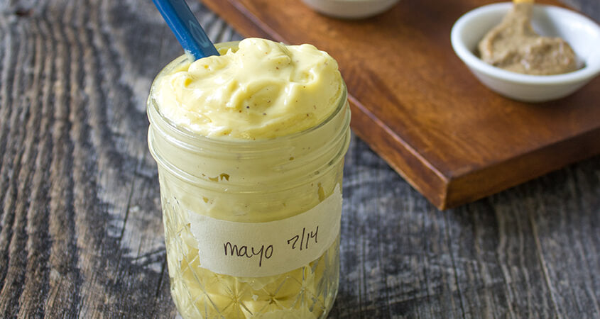 HOMEMADE OLIVE OIL MAYONNAISE