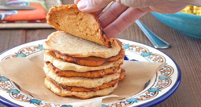MINI SWEET POTATO FLATBREADS