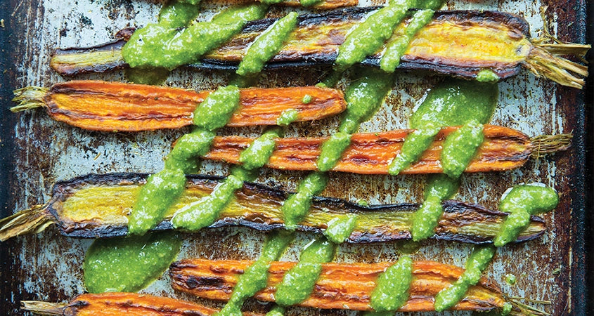 PESTO ROASTED CARROTS