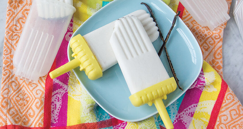 VANILLA BEAN COCONUT ICE POPS