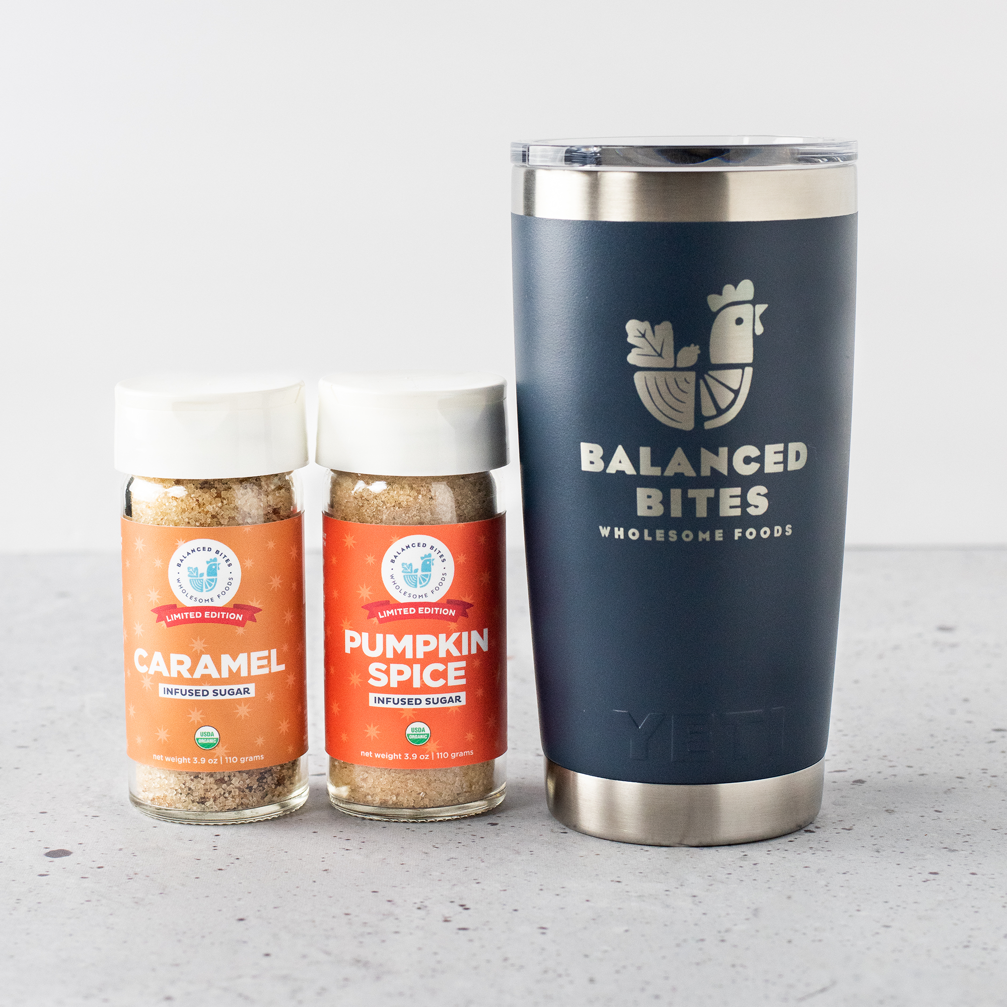 2-Pack Limited Edition Infused Sugars & Navy YETI Tumbler