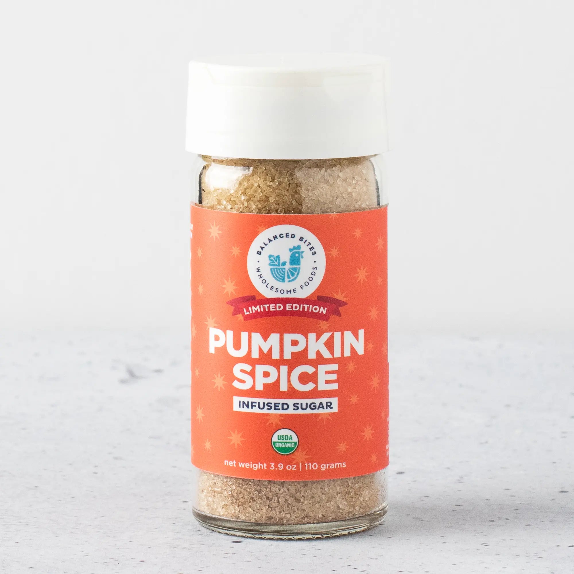 PUMPKIN SPICE Organic Infused Sugar