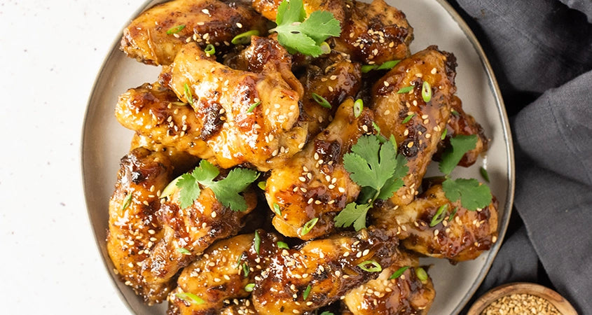 STICKY SWEET & SOUR CHICKEN WINGS – Balanced Bites Wholesome Foods