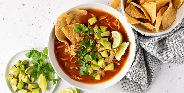 MEXICAN-INSPIRED TORTILLA SOUP