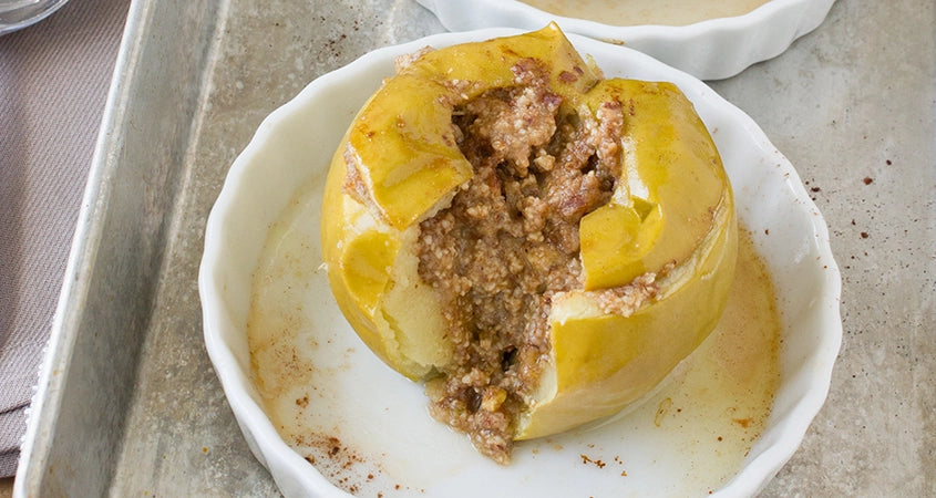 NUTTY BAKED APPLES